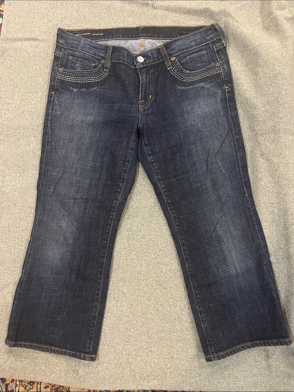 Citizens of Humanity Willow Creek #098 Stretch Low Waist Crop Jeans